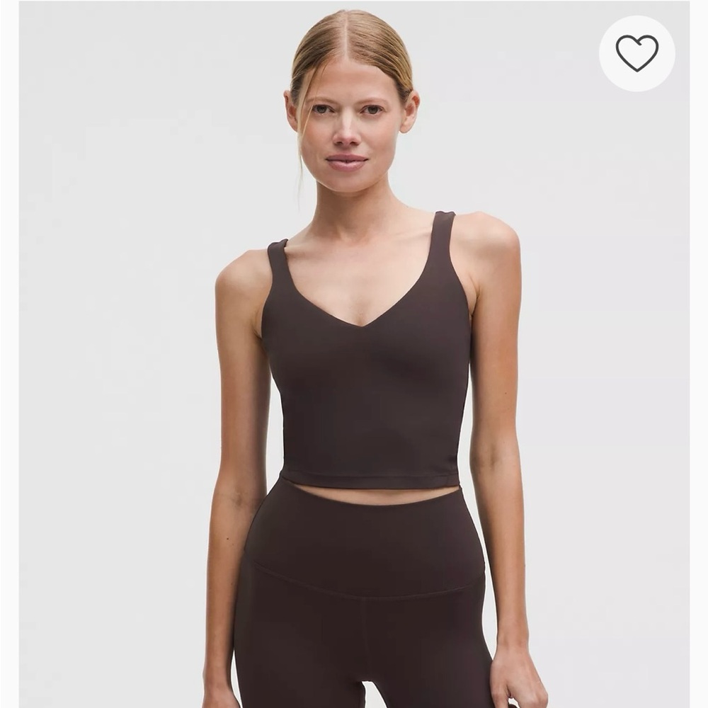 Lululemon align tank, espresso, size 10